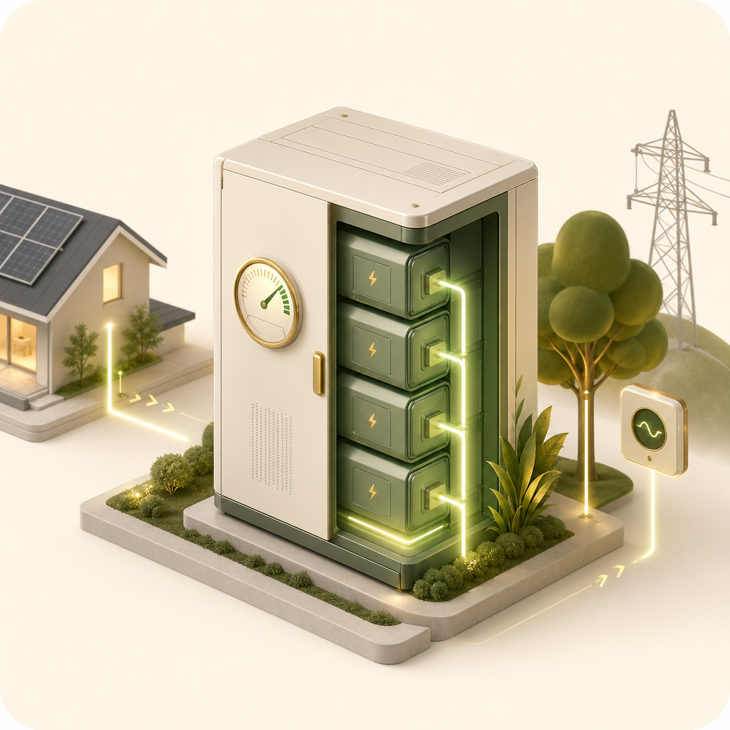 Battery module illustration